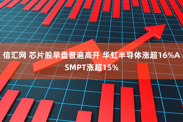 信汇网 芯片股早盘普遍高开 华虹半导体涨超16%ASMPT涨超15%